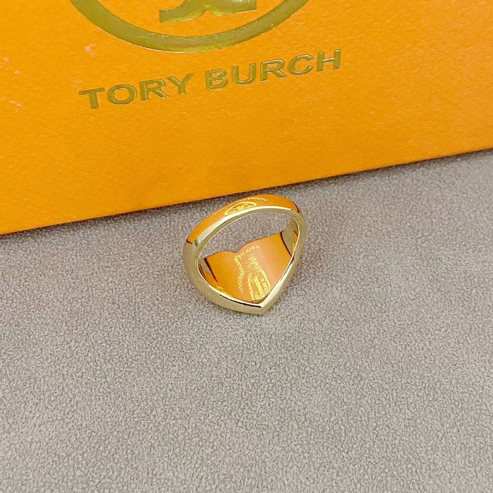 Tory Burch Heart Ring with Shell Inlay Style - Picture 2 of 6